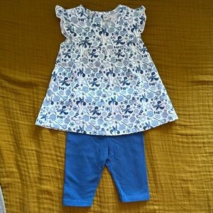 Matching set (dress with legging), TEX (French), 6M